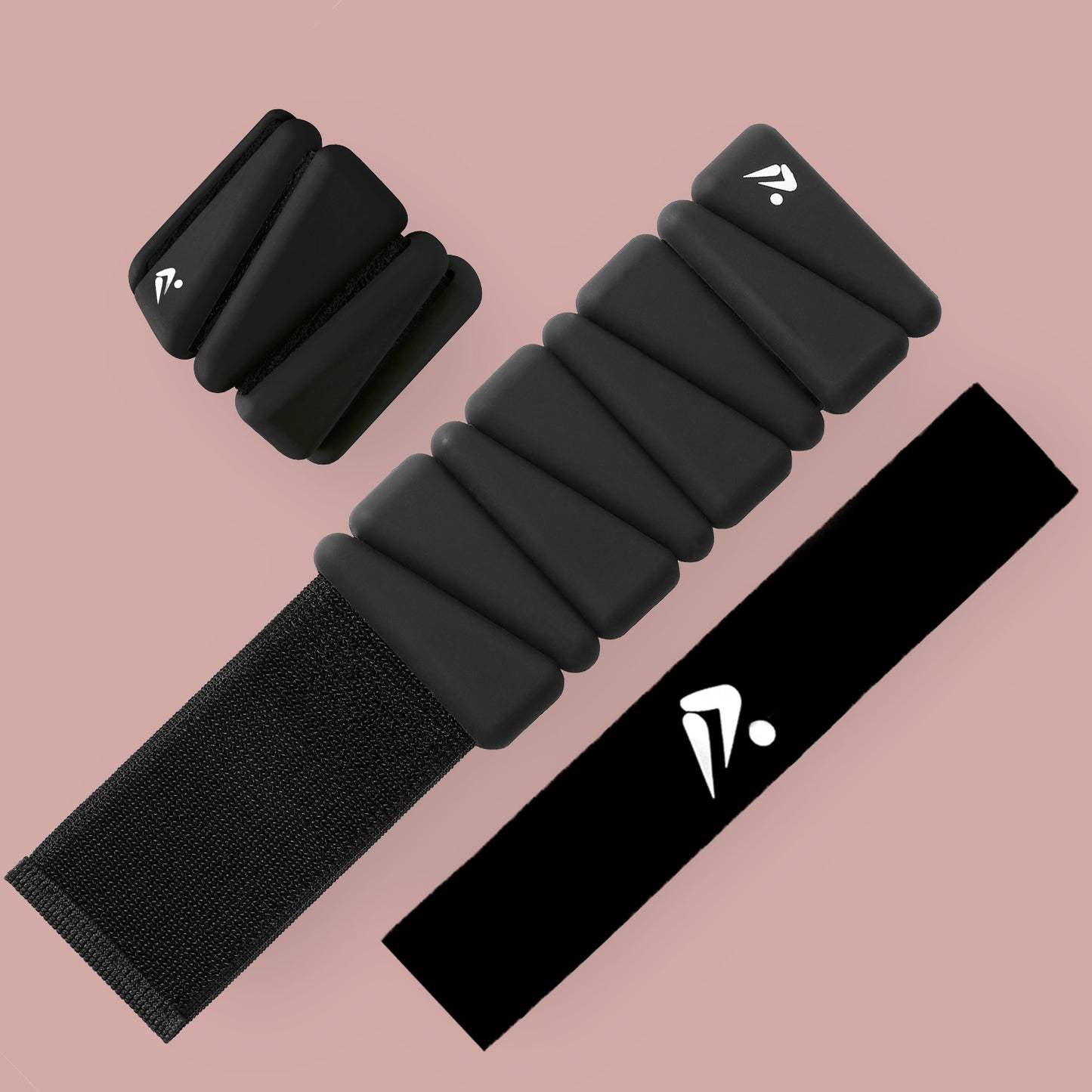Wrist Weights | Ankle Weights for Women and Men - 2LB Pair (1LB Each) with Resistance Bands
